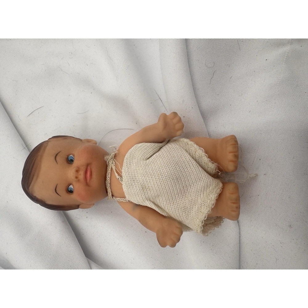 Vintage 1965 UDCO PEE‎ WEEs Karate Gi Boy Doll 3.5" Retro Kidcore